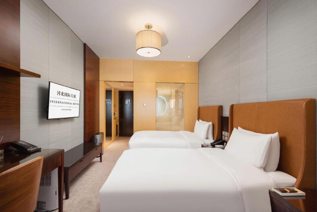Shijiazhuang International Building Hotel Exteriér fotografie