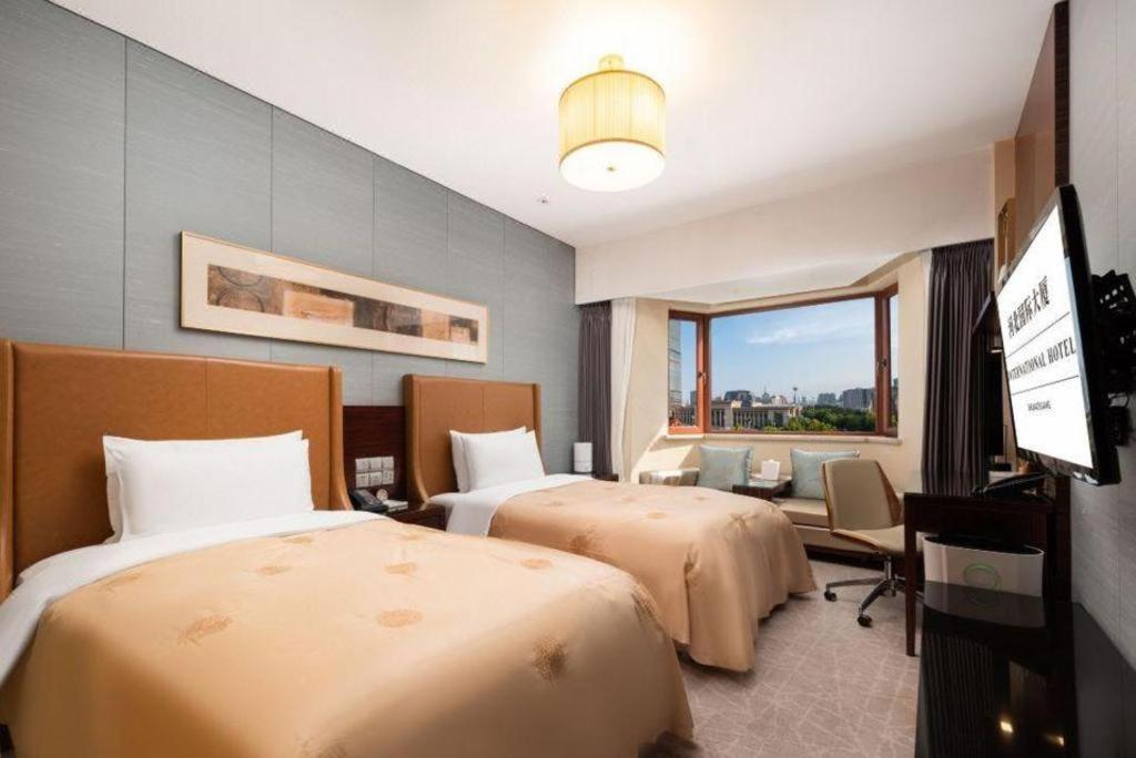 Shijiazhuang International Building Hotel Exteriér fotografie